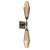 manufacturer_finish:Flat Bronze|manufacturer_glass:Bronze Blown Glass|color_temperature:3000K|cri:93|voltage:120.00V