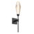 manufacturer_finish:Matte Black|manufacturer_glass:Amber Blown Glass|color_temperature:3000K|cri:93|voltage:120.00V