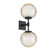manufacturer_finish:Matte Black|manufacturer_glass:Amber Blown Glass|color_temperature:2700K