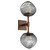 manufacturer_finish:Burnished Bronze|manufacturer_glass:Zircon Crystal Inner - Smoke Outer|color_temperature:2700K