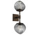 manufacturer_finish:Flat Bronze|manufacturer_glass:Zircon Crystal Inner - Smoke Outer|color_temperature:2700K