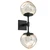 manufacturer_finish:Matte Black|manufacturer_glass:Floret Crystal Inner - Amber Outer|color_temperature:2700K
