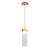 manufacturer_finish:Gilded Brass|manufacturer_glass:Parallel Crystal Rimelight Blown Glass|color_temperature:2700K|cri:93|voltage:120.00V
