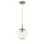 Hammerton Studio - LAB0062-01-NB-A-C01-E2 - One Light Pendant - Aster - Novel Brass
