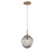 Hammerton Studio - LAB0062-01-NB-S-C01-E2 - One Light Pendant - Aster - Novel Brass