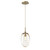 Hammerton Studio - LAB0063-01-GB-A-C01-E2 - One Light Pendant - Meteo - Gilded Brass