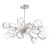 manufacturer_finish:Beige Silver|manufacturer_glass:Clear Blown Glass|color_temperature:3000K|cri:93|voltage:120.00V