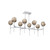 manufacturer_finish:Classic Silver|manufacturer_glass:Bronze Blown Glass|light_output:Unspecified|color_temperature:2700K|cri:Unspecified|voltage:Unspecified