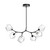 manufacturer_finish:Matte Black|manufacturer_glass:Clear Blown Glass|color_temperature:3000K|cri:93|voltage:120.00V