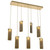 manufacturer_finish:Gilded Brass|manufacturer_glass:Parallel Bronze Granite Blown Glass|light_output:2395.00lm|color_temperature:2700K|cri:93|voltage:120.00V
