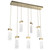 manufacturer_finish:Heritage Brass|manufacturer_glass:Parallel Clear Granite Blown Glass|light_output:Unspecified|color_temperature:3000K|cri:Unspecified|voltage:120.00V