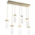 manufacturer_finish:Heritage Brass|manufacturer_glass:Parallel Crystal Rimelight Blown Glass|light_output:Unspecified|color_temperature:3000K|cri:Unspecified|voltage:120.00V