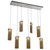 manufacturer_finish:Satin Nickel|manufacturer_glass:Parallel Bronze Granite Blown Glass|light_output:2395.00lm|color_temperature:2700K|cri:93|voltage:120.00V