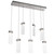 manufacturer_finish:Satin Nickel|manufacturer_glass:Parallel Crystal Rimelight Blown Glass|light_output:Unspecified|color_temperature:3000K|cri:Unspecified|voltage:120.00V