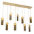 manufacturer_finish:Gilded Brass|manufacturer_glass:Parallel Bronze Granite Blown Glass|light_output:3080.00lm|color_temperature:2700K|cri:93|voltage:120.00V