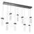 manufacturer_finish:Graphite|manufacturer_glass:Parallel Crystal Rimelight Blown Glass|light_output:Unspecified|color_temperature:3000K|cri:Unspecified|voltage:Unspecified