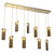 manufacturer_finish:Heritage Brass|manufacturer_glass:Parallel Bronze Granite Blown Glass|light_output:3080.00lm|color_temperature:3000K|cri:93|voltage:120.00V