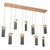 manufacturer_finish:Novel Brass|manufacturer_glass:Parallel Smoke Granite Blown Glass|light_output:Unspecified|color_temperature:3000K|cri:Unspecified|voltage:Unspecified