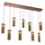 manufacturer_finish:Oil Rubbed Bronze|manufacturer_glass:Parallel Bronze Granite Blown Glass|light_output:3080.00lm|color_temperature:3000K|cri:93|voltage:120.00V