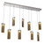 manufacturer_finish:Satin Nickel|manufacturer_glass:Parallel Bronze Granite Blown Glass|light_output:3080.00lm|color_temperature:3000K|cri:93|voltage:120.00V
