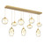 manufacturer_finish:Gilded Brass|manufacturer_glass:Amber Blown Glass