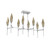 manufacturer_finish:Classic Silver|manufacturer_glass:Bronze Blown Glass|light_output:Unspecified|color_temperature:2700K|cri:Unspecified|voltage:Unspecified