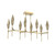 manufacturer_finish:Gilded Brass|manufacturer_glass:Bronze Blown Glass|light_output:2735.00lm|color_temperature:3000K|cri:93|voltage:120.00V