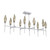 manufacturer_finish:Classic Silver|manufacturer_glass:Bronze Blown Glass|light_output:Unspecified|color_temperature:3000K|cri:Unspecified|voltage:Unspecified