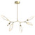 manufacturer_finish:Gilded Brass|manufacturer_glass:Amber Blown Glass|color_temperature:3000K|cri:93|voltage:120.00V
