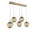 manufacturer_finish:Gilded Brass|manufacturer_glass:Bronze Blown Glass|light_source:Incandescent|voltage:120.00V