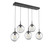 manufacturer_finish:Matte Black|manufacturer_glass:Clear Blown Glass|light_source:Incandescent|voltage:120.00V