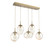manufacturer_finish:Gilded Brass|manufacturer_glass:Amber Blown Glass|light_source:Incandescent|voltage:120.00V