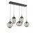 manufacturer_finish:Matte Black|manufacturer_glass:Smoke Blown Glass|light_source:Incandescent|voltage:120.00V