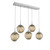 manufacturer_finish:Classic Silver|manufacturer_glass:Geo Crystal Inner - Bronze Outer|light_output:Unspecified|color_temperature:2700K|cri:Unspecified|voltage:Unspecified