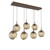 manufacturer_finish:Burnished Bronze|manufacturer_glass:Floret Crystal Inner - Bronze Outer|light_output:Unspecified|color_temperature:3000K|cri:Unspecified|voltage:Unspecified