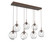 manufacturer_finish:Burnished Bronze|manufacturer_glass:Floret Crystal Inner - Clear Outer|light_output:Unspecified|color_temperature:2700K|cri:Unspecified|voltage:Unspecified