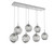 manufacturer_finish:Classic Silver|manufacturer_glass:Floret Crystal Inner - Smoke Outer|light_output:Unspecified|color_temperature:2700K|cri:Unspecified|voltage:Unspecified