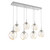 manufacturer_finish:Classic Silver|manufacturer_glass:Geo Crystal Inner - Amber Outer|light_output:Unspecified|color_temperature:3000K|cri:Unspecified|voltage:Unspecified