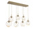 manufacturer_finish:Gilded Brass|manufacturer_glass:Floret Crystal Inner - Amber Outer|light_output:Unspecified|color_temperature:3000K|cri:Unspecified|voltage:120.00V