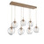 manufacturer_finish:Novel Brass|manufacturer_glass:Geo Crystal Inner - Clear Outer|light_output:Unspecified|color_temperature:3000K|cri:Unspecified|voltage:Unspecified