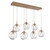 manufacturer_finish:Novel Brass|manufacturer_glass:Zircon Crystal Inner - Clear Outer|light_output:Unspecified|color_temperature:3000K|cri:Unspecified|voltage:Unspecified