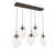 manufacturer_finish:Flat Bronze|manufacturer_glass:Floret Crystal Inner - Amber Outer|light_output:1700.00lm|color_temperature:3000K|cri:93|voltage:120.00V