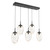 manufacturer_finish:Matte Black|manufacturer_glass:Floret Crystal Inner - Amber Outer|light_output:1700.00lm|color_temperature:3000K|cri:93|voltage:120.00V