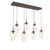 manufacturer_finish:Burnished Bronze|manufacturer_glass:Floret Crystal Inner - Amber Outer|light_output:Unspecified|color_temperature:3000K|cri:Unspecified|voltage:Unspecified