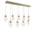 manufacturer_finish:Gilded Brass|manufacturer_glass:Geo Crystal Inner - Amber Outer|light_output:Unspecified|color_temperature:3000K|cri:Unspecified|voltage:120.00V