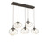 manufacturer_finish:Flat Bronze|manufacturer_glass:Floret Crystal Inner - Amber Outer|light_output:1700.00lm|color_temperature:3000K|cri:93|voltage:120.00V