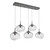 manufacturer_finish:Graphite|manufacturer_glass:Floret Crystal Inner - Clear Outer|light_output:Unspecified|color_temperature:3000K|cri:Unspecified|voltage:Unspecified