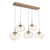 manufacturer_finish:Novel Brass|manufacturer_glass:Zircon Crystal Inner - Amber Outer|light_output:Unspecified|color_temperature:3000K|cri:Unspecified|voltage:Unspecified