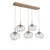 manufacturer_finish:Novel Brass|manufacturer_glass:Zircon Crystal Inner - Clear Outer|light_output:Unspecified|color_temperature:2700K|cri:Unspecified|voltage:Unspecified