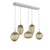 manufacturer_finish:Classic Silver|manufacturer_glass:Geo Crystal Inner - Bronze Outer|light_output:Unspecified|color_temperature:2700K|cri:Unspecified|voltage:Unspecified